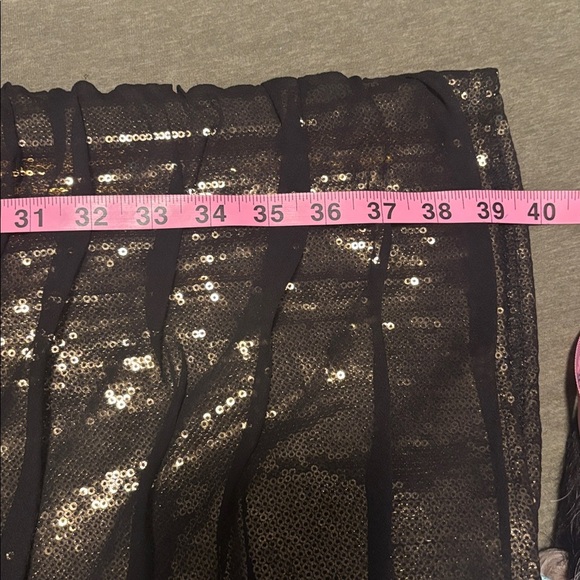 TADASHI SHOJI SEQUIN & SILK MESH SHEATH DRESS sz 8 - Picture 13 of 15